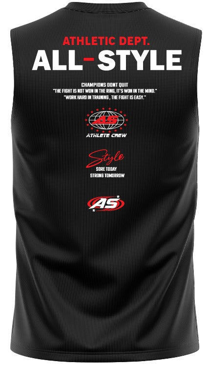 Over Sized Muscle Tee - Graffiti